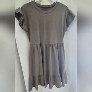 Lulus Olive Green Tiered Babydoll Dress